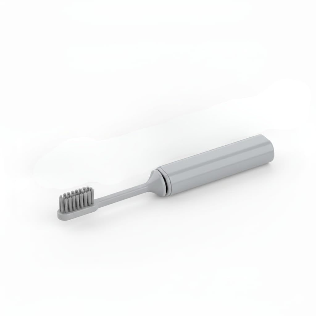 PREFFERS Travel Folding Toothbrush | Compact Portable Toothbrush for Travel, Office, Camping & Outdoor Use | Foldable Design with Soft Bristles | Hygiene Dental Care Tool