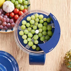 Preffers Electric Grape Peeling Machine – USB Rechargeable Automatic Fruit & Garlic Peeler with 5 Stainless Steel Blades