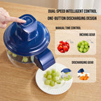 Preffers Electric Grape Peeling Machine – USB Rechargeable Automatic Fruit & Garlic Peeler with 5 Stainless Steel Blades