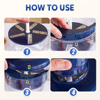 Preffers Electric Grape Peeling Machine – USB Rechargeable Automatic Fruit & Garlic Peeler with 5 Stainless Steel Blades