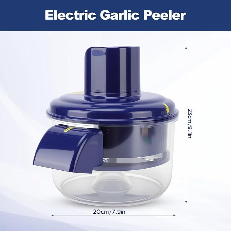 Preffers Electric Grape Peeling Machine – USB Rechargeable Automatic Fruit & Garlic Peeler with 5 Stainless Steel Blades