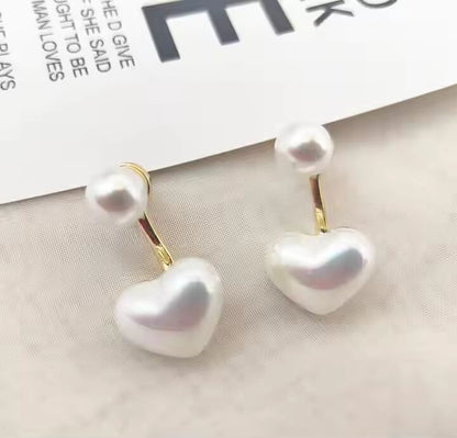 Preffers® Milky Way Heart Earrings – Cosmic & Beautiful