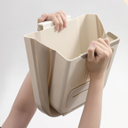 PREFFERS 2 PCSEcoFold Hanging Trash Can for Kitchen Cabinet Doors – Space-Saving & Collapsible Design