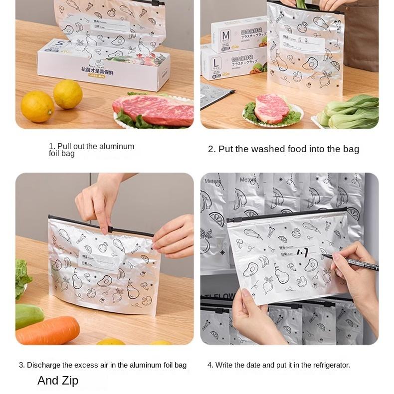 Preffers® Reusable Aluminum Foil Food Stoarge Bag