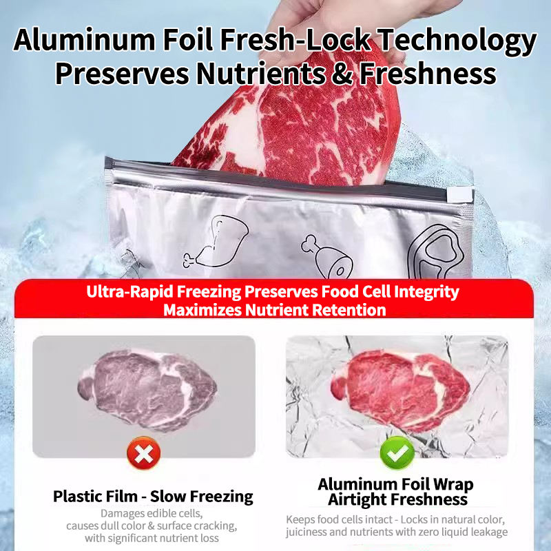Preffers® Reusable Aluminum Foil Food Stoarge Bag