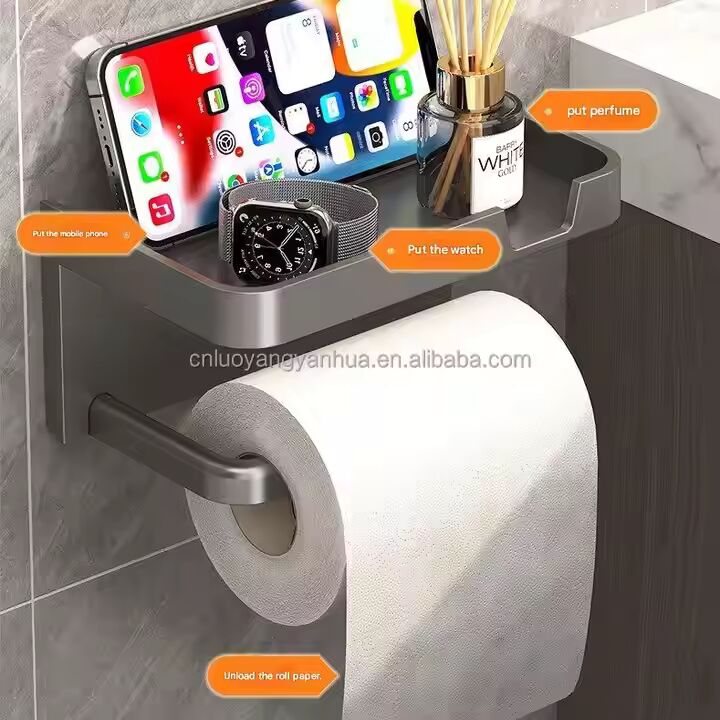 PREFFERS Toilet Paper Holder With Phone Stand