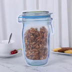 PREFFERS 6 PCS Stock Mason Food Packaging Stand Pouch Bags