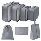 PREFFERS 7 Pcs Travel Waterproof Storage Bag