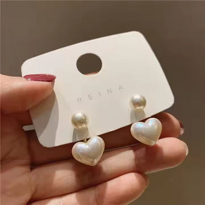 Preffers® Milky Way Heart Earrings – Cosmic & Beautiful