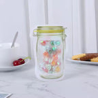 PREFFERS 6 PCS Stock Mason Food Packaging Stand Pouch Bags