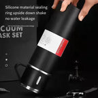 PREFFERS Flask with 3 Cups, Hot and Cold Bottle