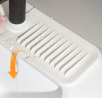 preffers® Kitchen Sink Faucet Mat Silicone Splash Guard, Quick-Dry