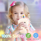 PREFFERS Silicone Unicone Night Light Rechargeable Led Lamp