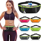 PREFFERS 3 Pocket Slim Running Belt