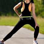 PREFFERS 3 Pocket Slim Running Belt