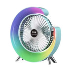 PREFFERS DAZZLE DESKTOP FAN COLOR CHANGING USB FAN