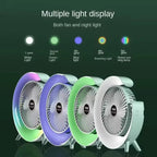 PREFFERS DAZZLE DESKTOP FAN COLOR CHANGING USB FAN