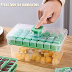 PREFFERS Effortless Ice Cube Maker, Quick Release Ice Mold