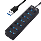 PREFFERS 7 PORT USB HUB