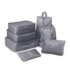 PREFFERS 7 Pcs Travel Waterproof Storage Bag