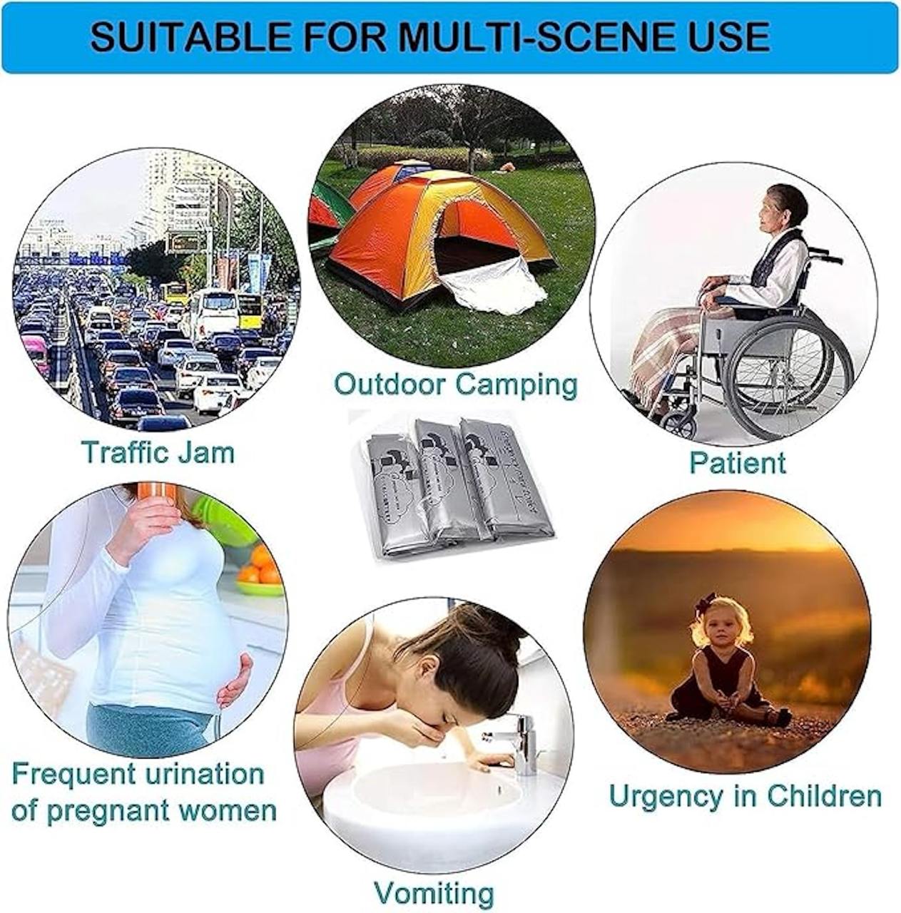 PREFFERS 5 Unisex Disposable Urinal Bag