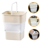 PREFFERS Car Trash Can Portable Foldable Garbage Basket