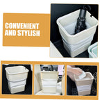 PREFFERS Car Trash Can Portable Foldable Garbage Basket