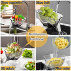 Preffers Kitchen Sink Rack – Draining, Washing & Storage Basket