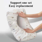 PREFFERS Hygienic Disposable Pillow Cover for Journey
